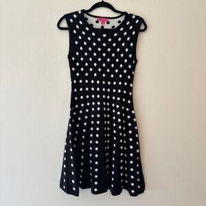 Betsey Johnson Black and White Polka Dot Women's Top
